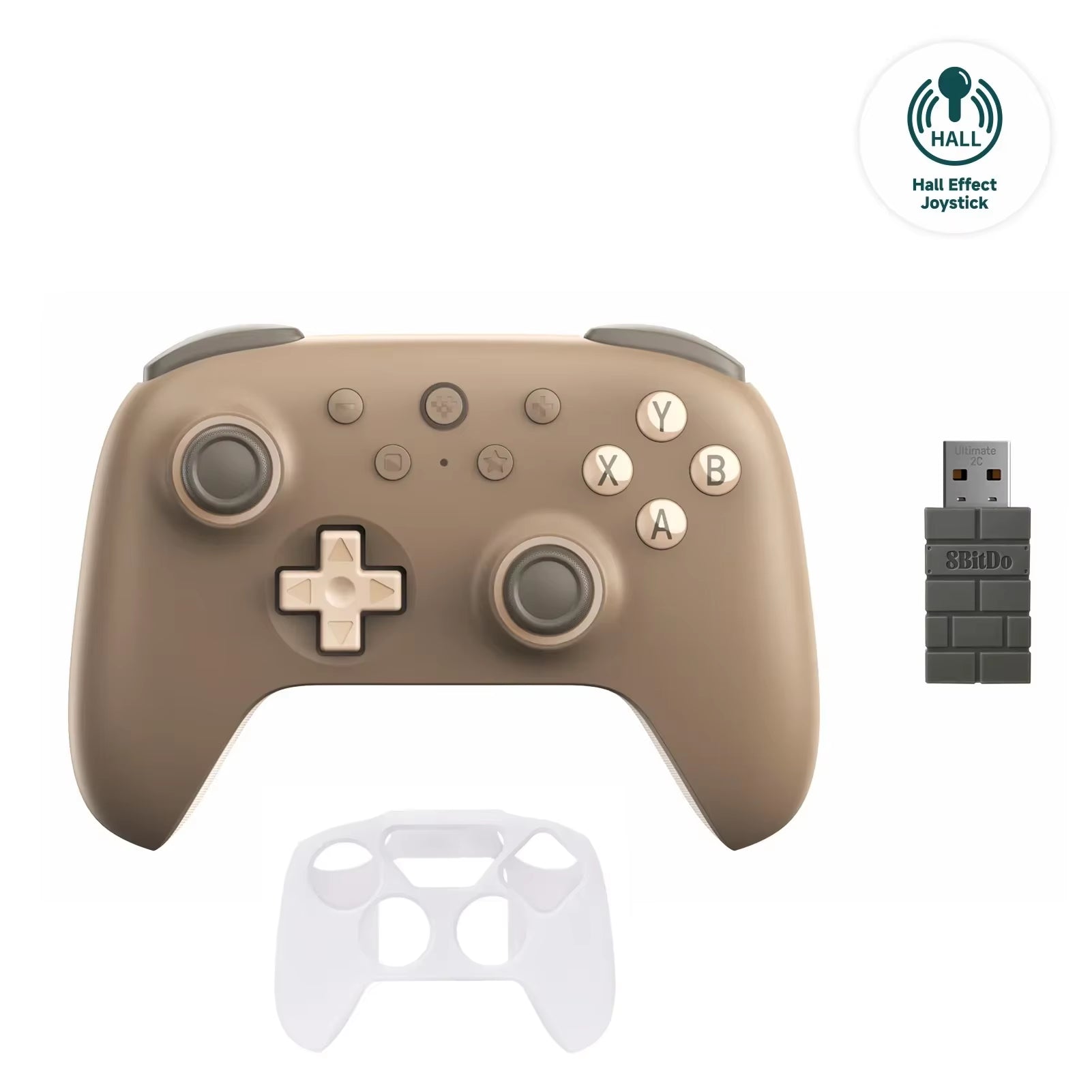 8Bitdo Ultimate 2C Wireless Gaming Controller for PC, Windows 10, 11, Steam Deck, Raspberry Pi, Android Gamepad Accessories