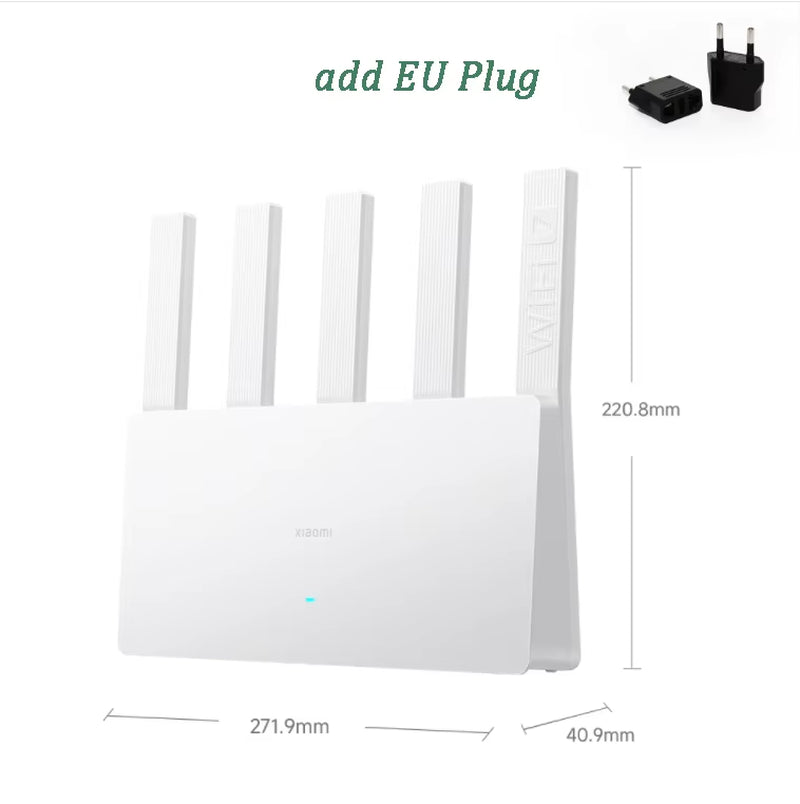 XIAOMI Router BE5000 Wifi 7 5011Mbps 2.4G/2.5Ghz Network Port 512MB Memory Dual Broadband Access Network Security Protection CN