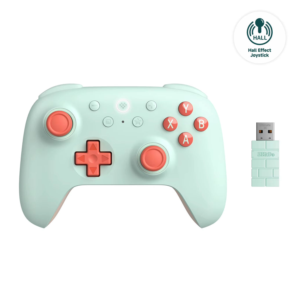 8Bitdo Ultimate 2C Wireless Gaming Controller for PC, Windows 10, 11, Steam Deck, Raspberry Pi, Android Gamepad Accessories
